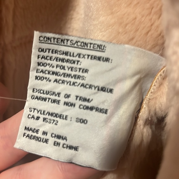 Size Large Ciera + Co baby/powder pink faux suede jacket. - Picture 2 of 6